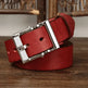 Men's Retro Leather All-match First Layer Cowhide Stainless Steel Buckle Belt - EX-STOCK CANADA