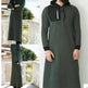 Men's Simple Solid Arabian Pullover Robe - EX-STOCK CANADA