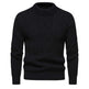 Men's Solid Color Round Neck Sweater Bottoming Shirt - EX-STOCK CANADA