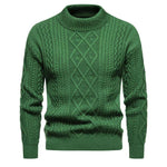 Men's Solid Color Round Neck Sweater Bottoming Shirt - EX-STOCK CANADA