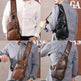 Men USB Charging Bag PU PVC Shoulder Diagonal Messenger Travel Cross Body Bags - EX-STOCK CANADA