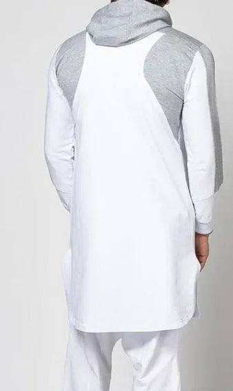 Mens Colorblock Robe Arab Zip Pocket Sweatshirt - EX-STOCK CANADA