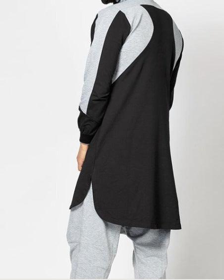 Mens Colorblock Robe Arab Zip Pocket Sweatshirt - EX-STOCK CANADA