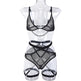 Mesh Erotic Lingerie With Bracelets - EX-STOCK CANADA