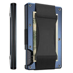 Metal Card Wrapped Carbon Fiber RFID Anti theft Brush Wallet - EX-STOCK CANADA