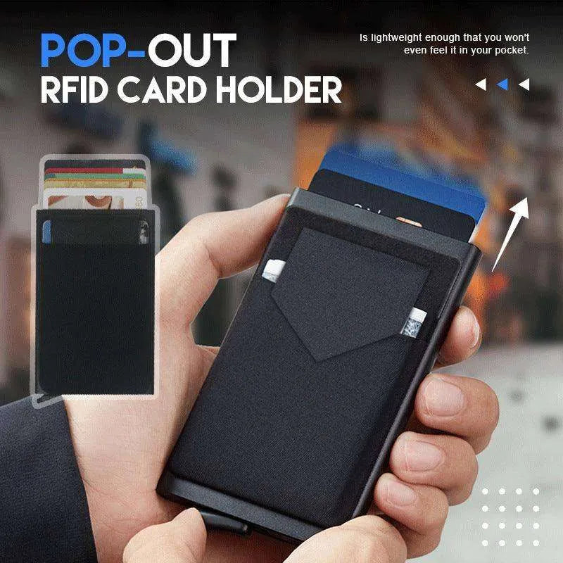 Metal Credit Card Holder Smart Wallet - EX-STOCK CANADA