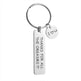 Metal Keychain Cross-Border Brushed Valentine's Day Keychain - EX-STOCK CANADA