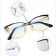 Metal Optic Glasses Frame Square Plain Color Anti Blue Light for Women and Men - EX-STOCK CANADA