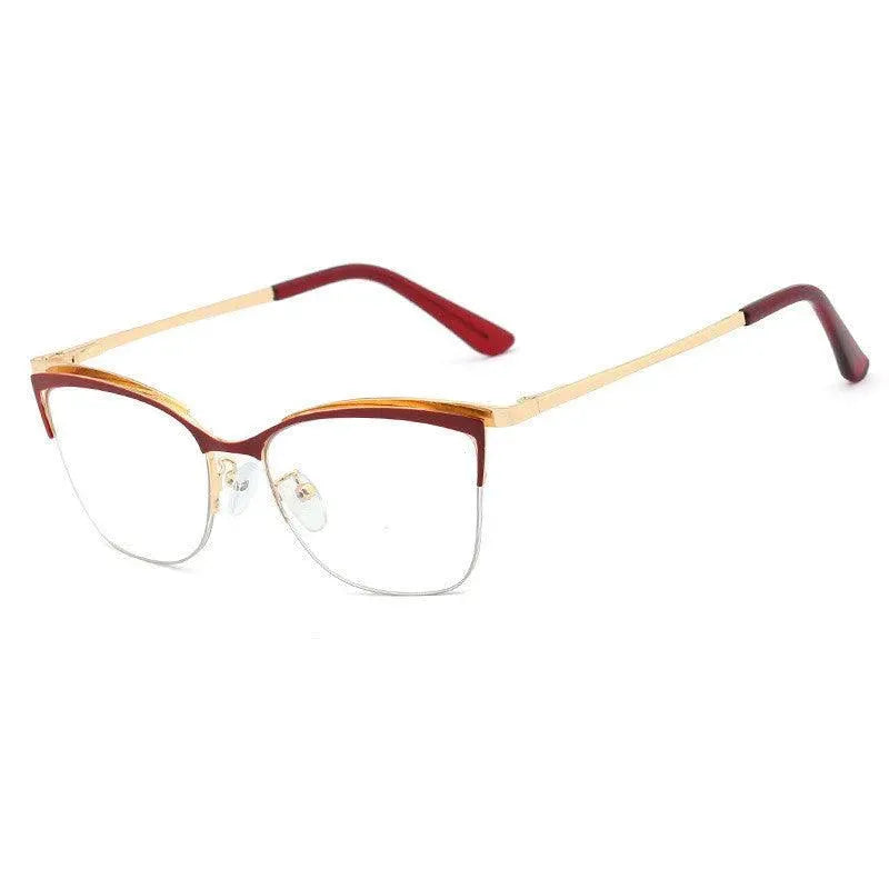 Metal Optic Glasses Frame Square Plain Color Anti Blue Light for Women and Men - EX-STOCK CANADA