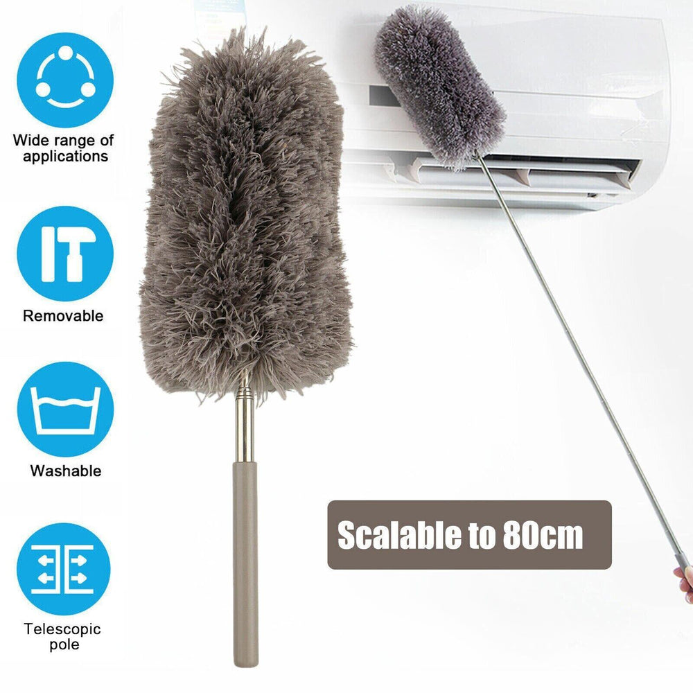 Microfiber Dusting Duster Feather Brush Household Extendable Cleaning Dust Tool - EX-STOCK CANADA