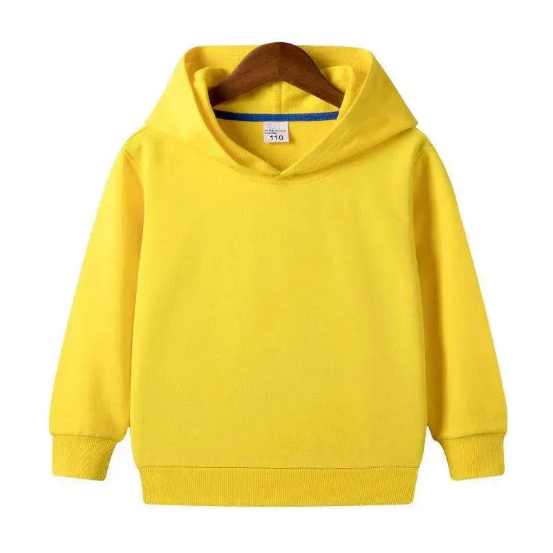 Middle And Small Size Children's Customized Pure Cotton Hooded Blank Sweater - EX-STOCK CANADA