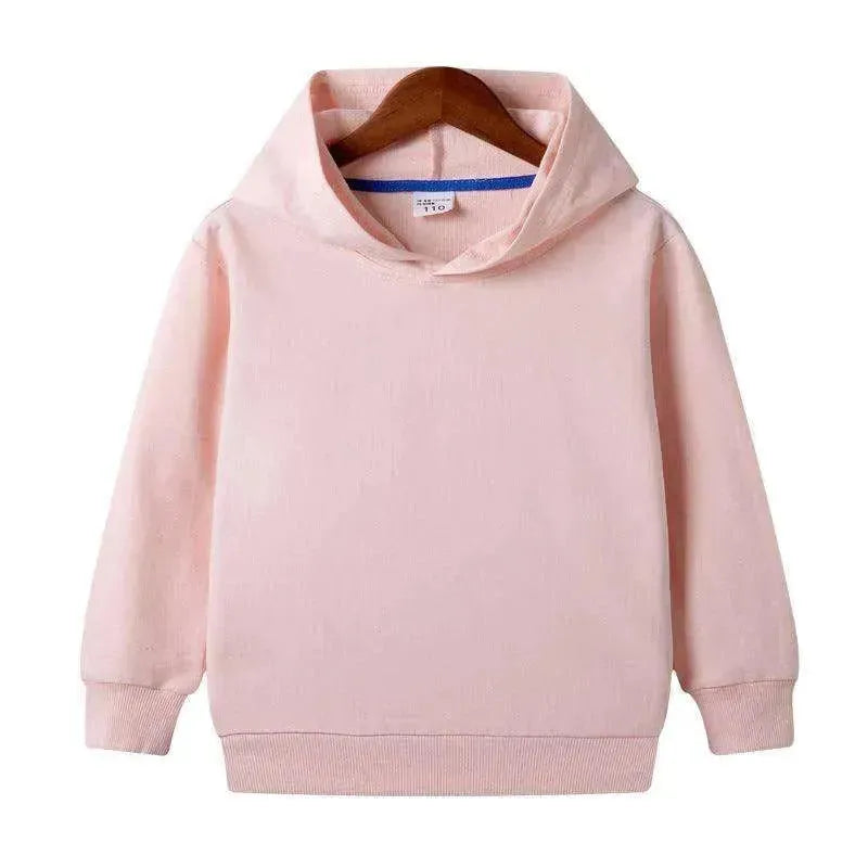 Middle And Small Size Children's Customized Pure Cotton Hooded Blank Sweater - EX-STOCK CANADA