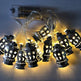 Middle East Arab Arab Ramadan Wrought Iron LED Palace Lantern String Light - EX-STOCK CANADA