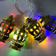 Middle East Arab Arab Ramadan Wrought Iron LED Palace Lantern String Light - EX-STOCK CANADA