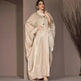 Middle East Arab Fashion Bright Silk Satin Robe Women's Clothing - EX-STOCK CANADA