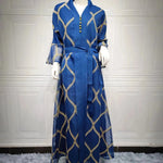 Middle East Arab Temperament Gauze Dress - EX-STOCK CANADA