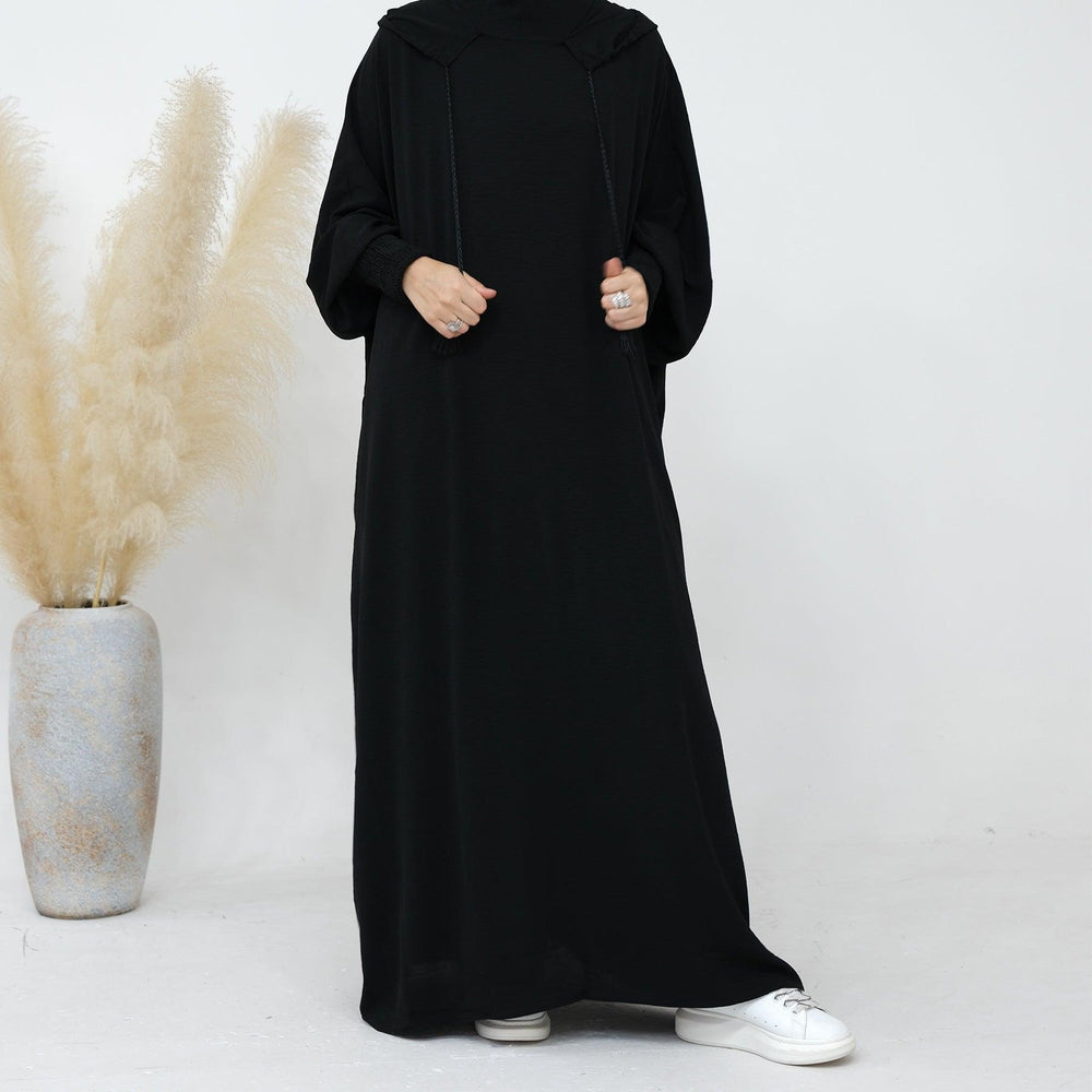 Middle East Dubai Turkey Solid Color Dress - EX-STOCK CANADA