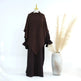 Middle East Dubai Turkey Solid Color Dress Leisure - EX-STOCK CANADA