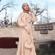 Middle East Europe and the United States Puff Sleeve Bandage More Wear French Robe Dress - EX-STOCK CANADA