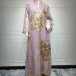 Middle East New Fired Sequins Dress Light Luxury Celebrity Party Dress Arab - EX-STOCK CANADA