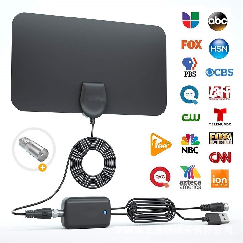 Mini HD Indoor Digital TV Antenna with IEC Adapter - EX-STOCK CANADA