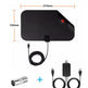 Mini HD Indoor Digital TV Antenna with IEC Adapter - EX-STOCK CANADA