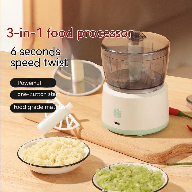 Mini Meat Grinder Household Electric Small Mixer Mincing Machine Automatic Multi-function Filling Intelligent Cooking Machine - EX-STOCK CANADA