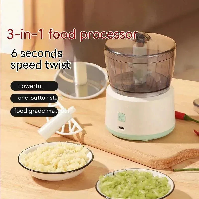 Mini Meat Grinder Household Electric Small Mixer Mincing Machine Automatic Multi-function Filling Intelligent Cooking Machine - EX-STOCK CANADA