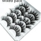 Mink False Eyelashes 3D False Eyelashes Five Pairs Of Soft Cotton Stalk Eyelashes - EX-STOCK CANADA