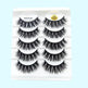 Mink False Eyelashes 3D False Eyelashes Five Pairs Of Soft Cotton Stalk Eyelashes - EX-STOCK CANADA