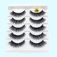 Mink False Eyelashes 3D False Eyelashes Five Pairs Of Soft Cotton Stalk Eyelashes - EX-STOCK CANADA