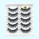 Mink False Eyelashes 3D False Eyelashes Five Pairs Of Soft Cotton Stalk Eyelashes - EX-STOCK CANADA