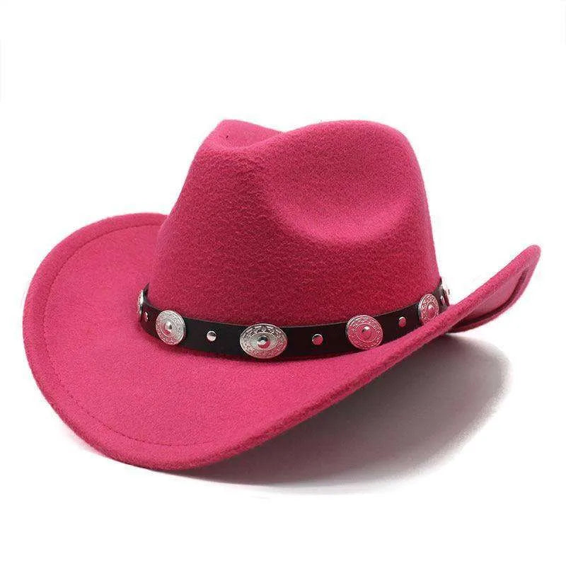 Minority Style Woolen Western Cowboy Hats Men's And Women's Couple Hats - EX-STOCK CANADA