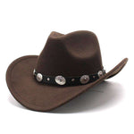 Minority Style Woolen Western Cowboy Hats Men's And Women's Couple Hats - EX-STOCK CANADA
