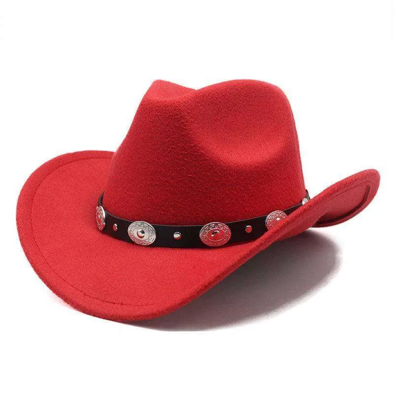 Minority Style Woolen Western Cowboy Hats Men's And Women's Couple Hats - EX-STOCK CANADA