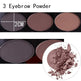 MISS ROSE 144 color 3 color 3 Color Eyeshadow blush eyebrow makeup kit - EX-STOCK CANADA