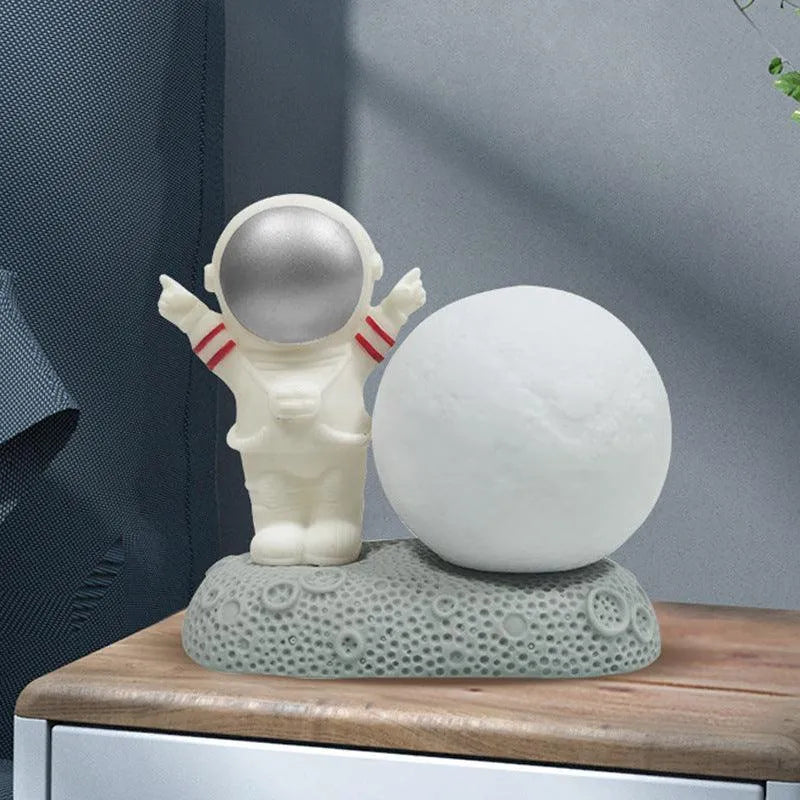 Modern Creative Astronaut Small Night Lamp Decoration Net Red Room Bedside Desktop Layout Small Desk Lamp Home - EX-STOCK CANADA