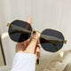 Modern Square Polygon Metal Sunglasses - EX-STOCK CANADA