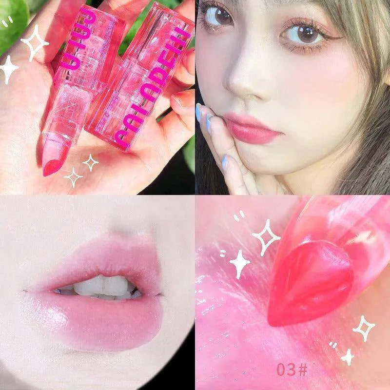 Moisturizing Color Temperature Lipstick Cute Girl Doodle Lip - EX-STOCK CANADA