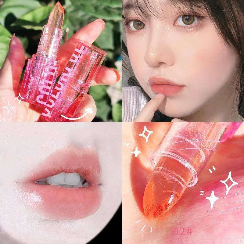 Moisturizing Color Temperature Lipstick Cute Girl Doodle Lip - EX-STOCK CANADA