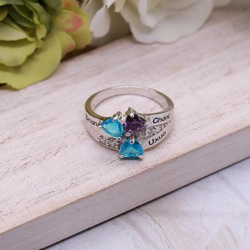 Mother's Day Gift DIY Engraved Ring - EX-STOCK CANADA