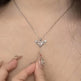 Moving Cupid Heart Angel Wings Tassel Necklace With Crystal Clavicle Chain Women Jewelry Gift Valentine's Day - EX-STOCK CANADA
