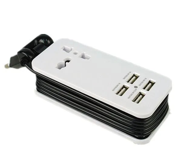 Multi-port Four-in-One USB Mobile Fast charging Port Power Strip Extension - EX-STOCK CANADA