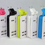 Multi-port Four-in-One USB Mobile Fast charging Port Power Strip Extension - EX-STOCK CANADA