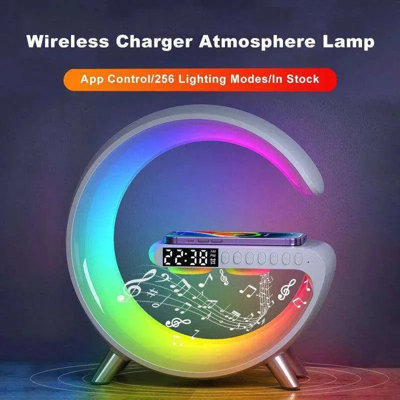 Multifunctional Bluetooth Speaker Wireless Phone Charging with Intelligent LED Night Light - EX-STOCK CANADA