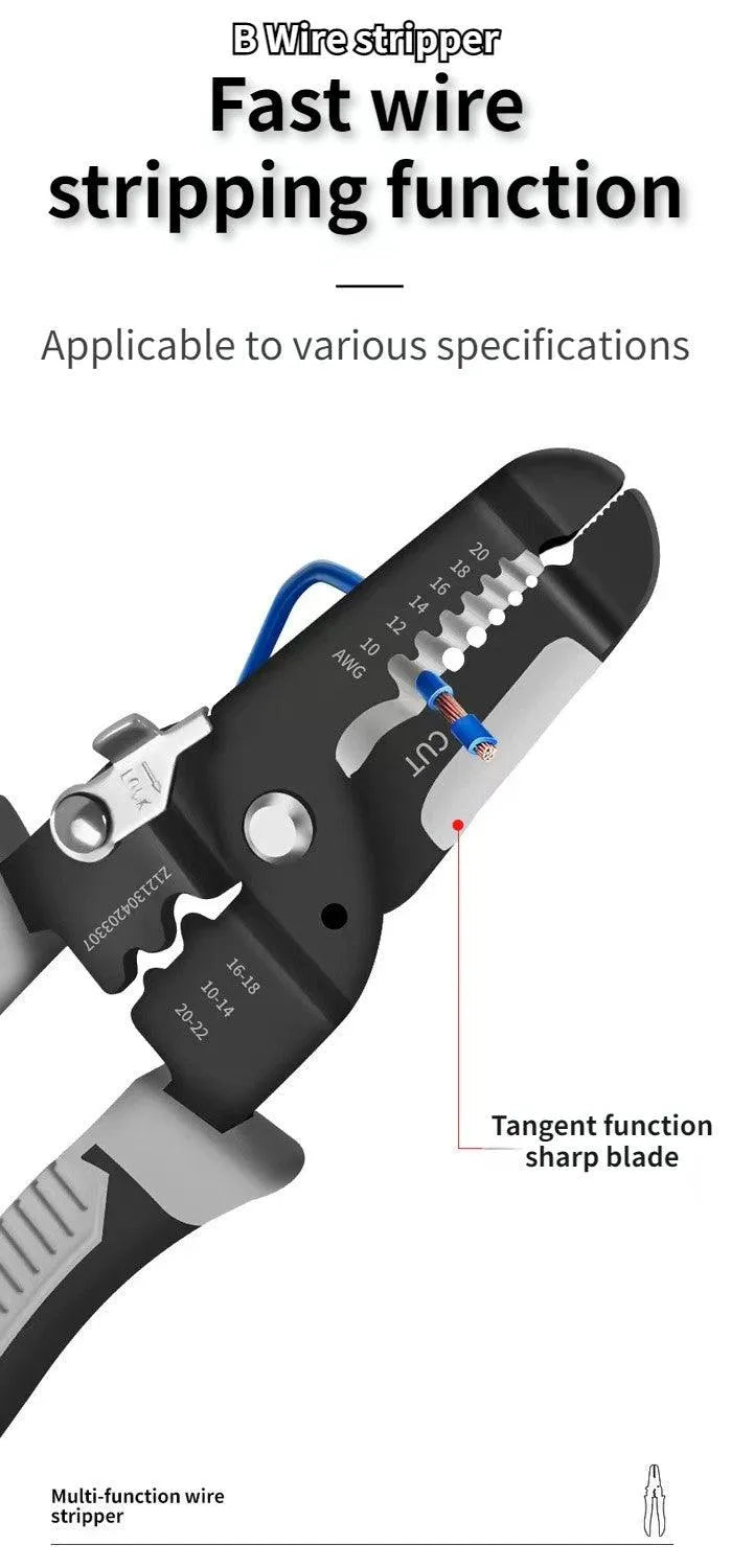 Multifunctional High Carbon Steel Electrician's Special Wire Trimmer - EX-STOCK CANADA