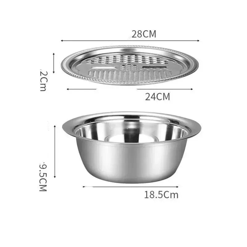 Multifunctional Stainless Steel Vegetable Chopper - EX-STOCK CANADA