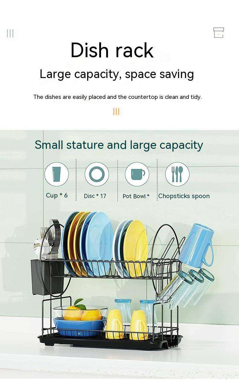 Narrow Simple Style Bowl And Dishes Drying And Draining Storage Rack - EX-STOCK CANADA