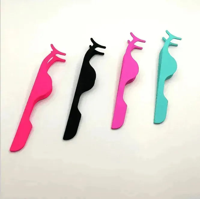 Natural Makeup Eyelash Curler Remover Clip False Eyelash Applicator Tool - EX-STOCK CANADA