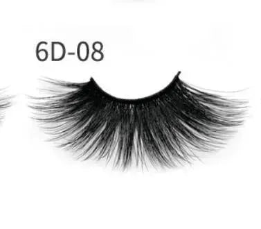 Nethong 25mm mink false eye lashes 6D three-dimensional messy cross-eye lashes Europe and the United States cross-border for eye lashes - EX-STOCK CANADA